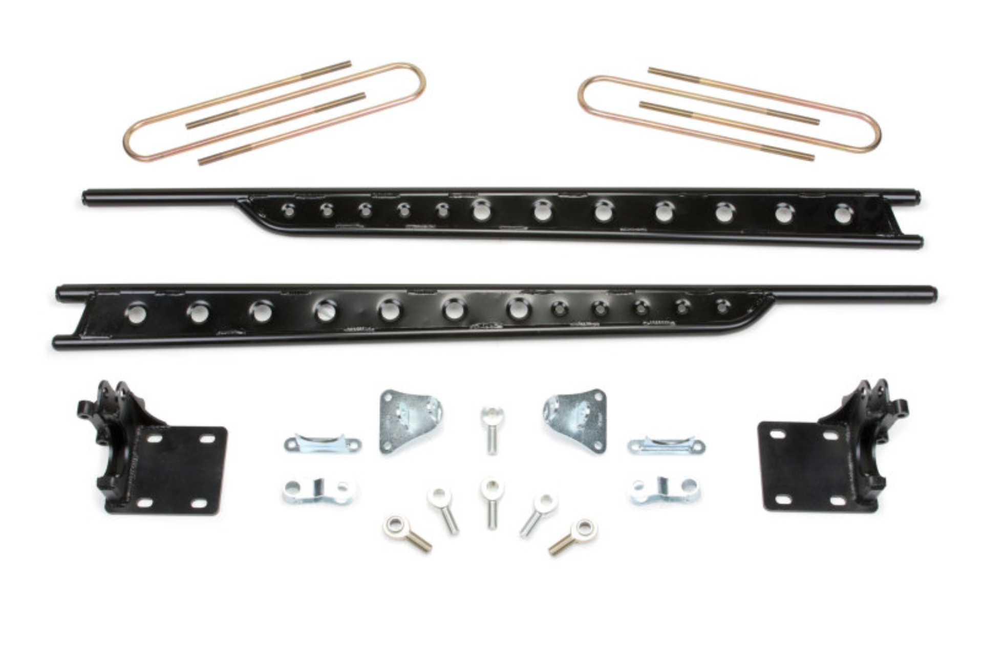 Picture of Fabtech 11-16 Ford F250/350 4WD Short Bed Floating Rear Traction Bar System
