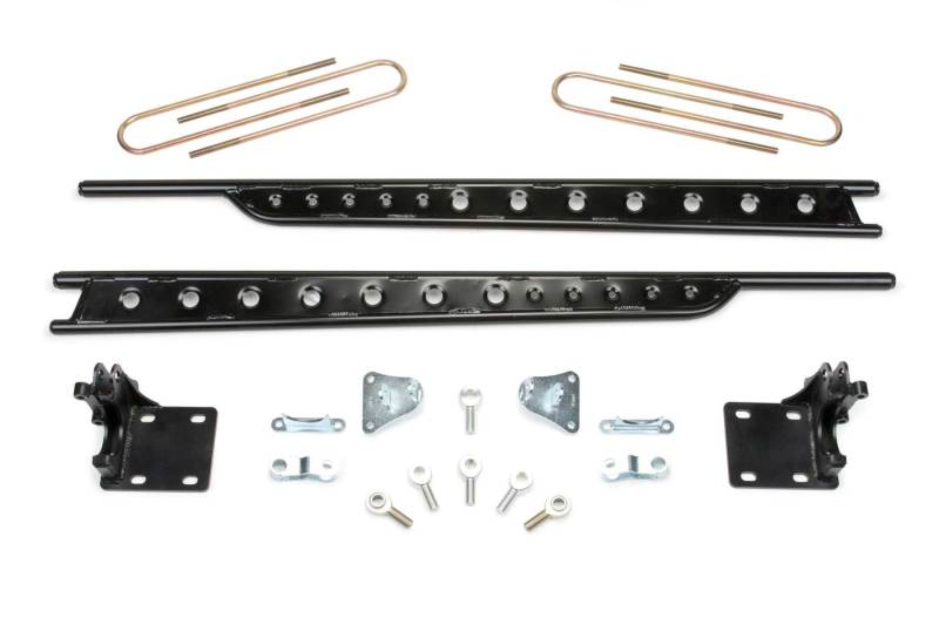 Picture of Fabtech 11-16 Ford F250/350 4WD Long Bed Floating Rear Traction Bar System