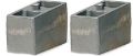 Picture of Fabtech 92-99 GM C1500 2WD Rear Leaf Spring Block Kit - 4in