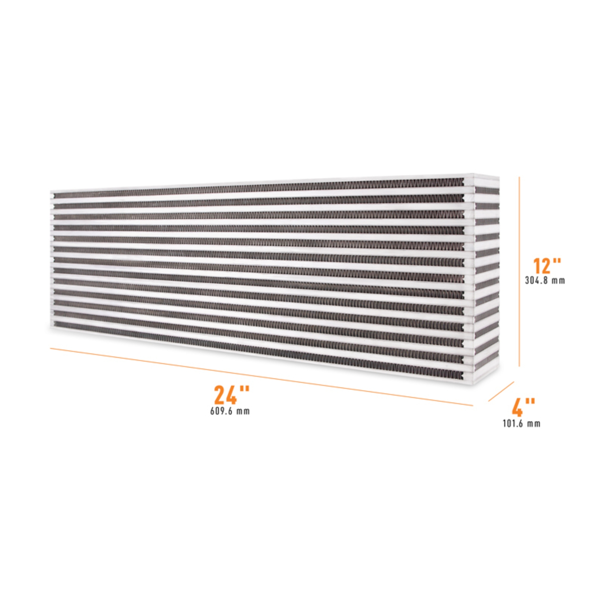 Picture of Mishimoto Universal Air-to-Air Intercooler Core - 24in / 12in / 4in
