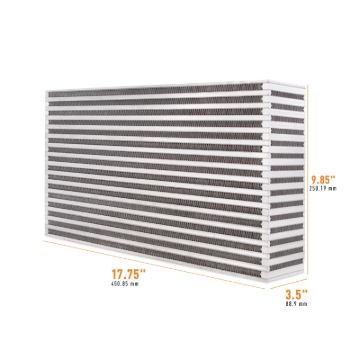 Picture of Mishimoto Universal Air-to-Air Intercooler Core - 17.75in / 9.85in / 3.5in
