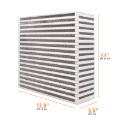 Picture of Mishimoto Universal Air-to-Air Intercooler Core - 12.8in / 7.9in / 3.5