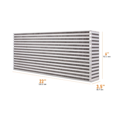 Picture of Mishimoto Universal Air-to-Air Intercooler Core - 22in / 6in / 3.5in