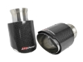 Picture of aFe MACH Force-XP 4-1/2in Carbon Fiber OE Replacement Exhaust Tips - 15-19 Dodge Charger/Hellcat