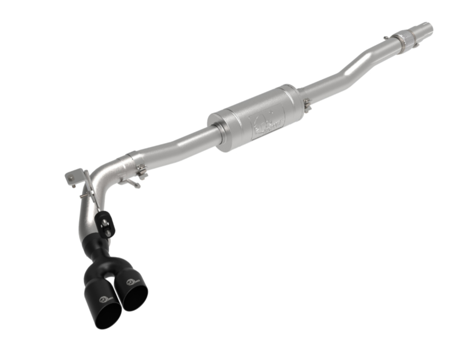 Picture of aFe Rebel Series 3in 304 SS Cat-Back Exhaust Side Exit w/ Black Tips 19 Ford Ranger L4-2.3L (t)