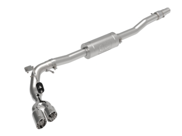 Picture of aFe Rebel Series 3in 304 SS Cat-Back Exhaust Side Exit w/ Polished Tips 19 Ford Ranger L4-2.3L (t)