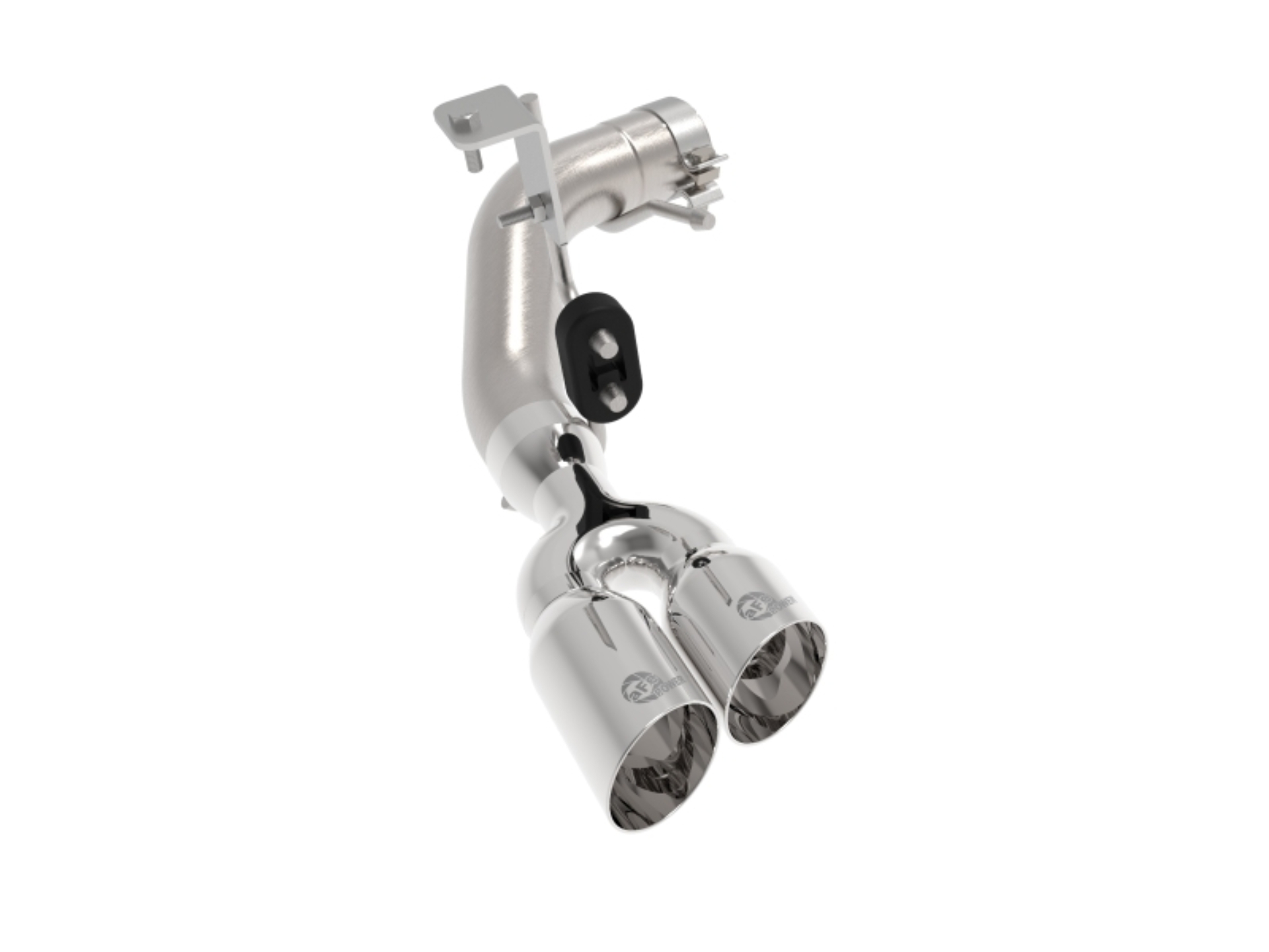 Picture of aFe Rebel Series 3in 304 SS Axle-Back Exhaust Side Exit w/ Polished Tips 19 Ford Ranger L4-2.3L (t)