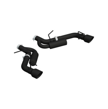 Picture of MBRP 16-19 Chevrolet Camaro SS Dual Rear Exit Axle Back w/ 4.5in OD Tips - BLK (Non NPP Models)