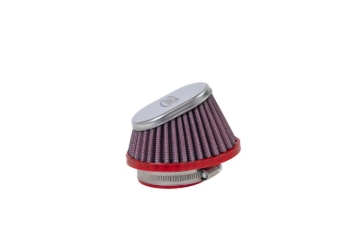 Picture of BMC Conical Carburetor Filter w/Chrome Top - 50mm Inlet / 65mm H
