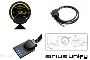Picture of GReddy Sirius OBD Set (Water Unify) - 74mm
