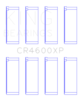 Picture of King Engine Bearings Mini (BMW) W11B16 Connecting Rod Bearings - Set of 4 Pairs