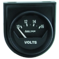 Picture of Autometer AutoGage 2in Voltmeter 10-16V Auto Gauge - Black