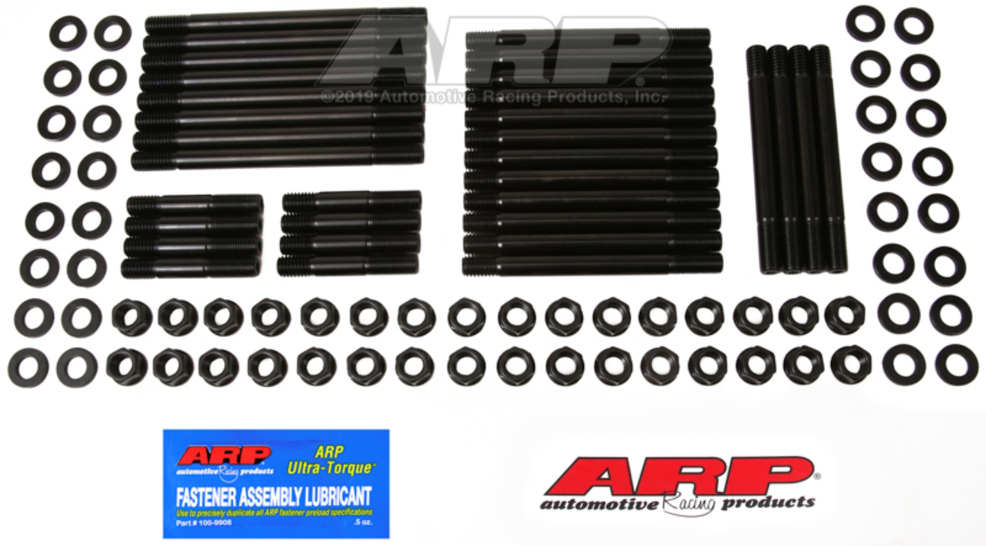 Picture of ARP Chevy Big Block MKIV w/ Merlin Heads 8 long Exhaust Stud Hex Head Stud Kit