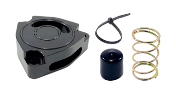 Picture of Torque Solution Blow Off BOV Sound Plate (Black) 11+ Hyundai Veloster Turbo