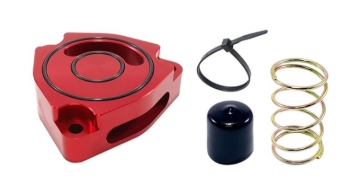 Picture of Torque Solution Blow Off BOV Sound Plate (Red) 11+ Hyundai Veloster Turbo