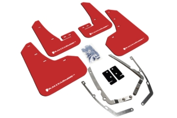 Picture of Rally Armor 15-21 MKVII VW Golf/GTI Red UR Mud Flap w/White Logo