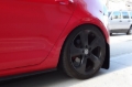Picture of Rally Armor 15-21 MKVII VW Golf/GTI Red UR Mud Flap w/White Logo