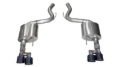 Picture of Corsa 18-23 Ford Mustang 5.0L V8 3in Sport Axle-Back Dual Rear Exit w/ 4in Black PVD Pro-Series Tips