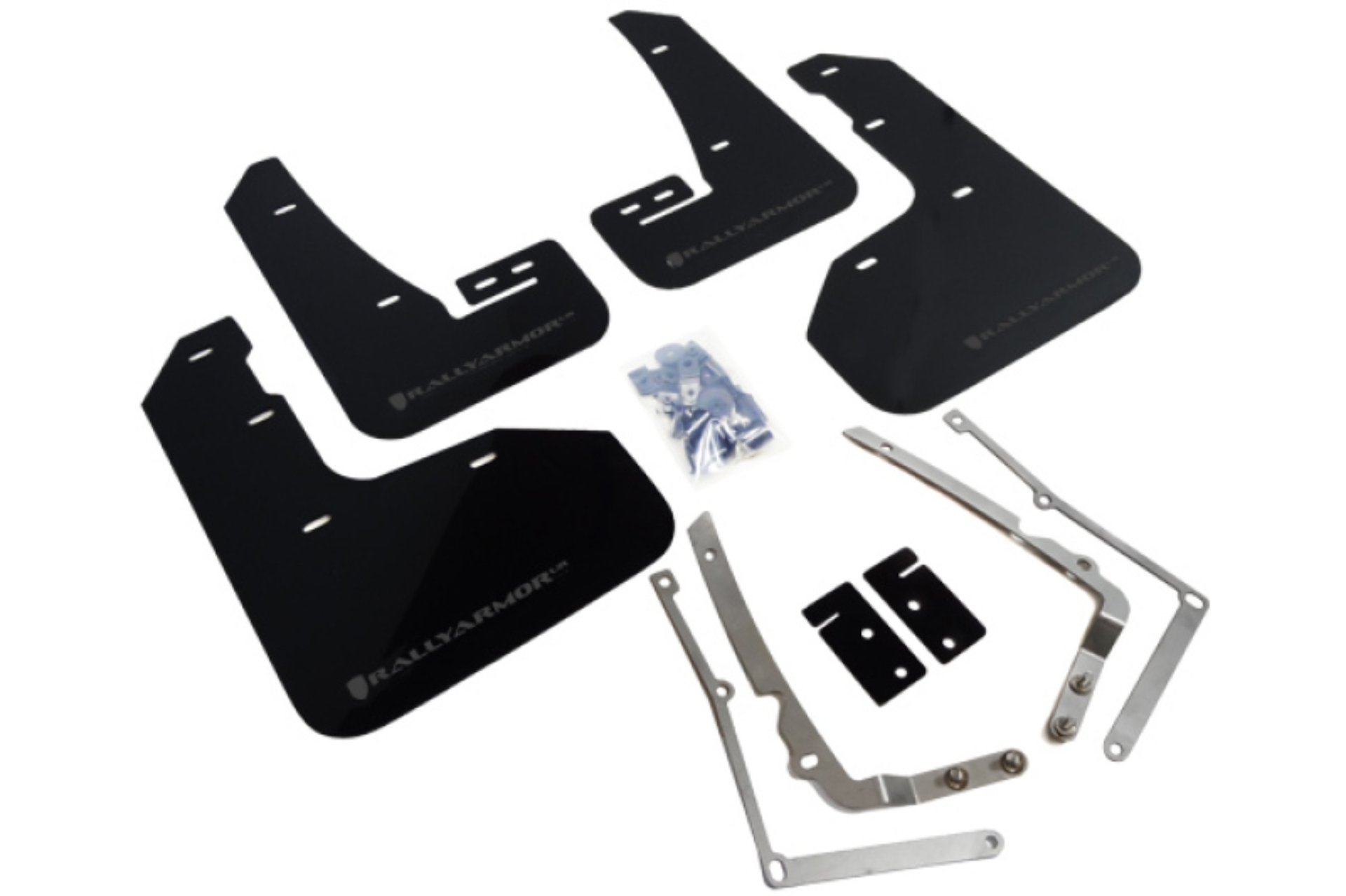 Picture of Rally Armor 15-17.5 MKVII VW Golf R Black UR Mud Flap w/Grey Logo