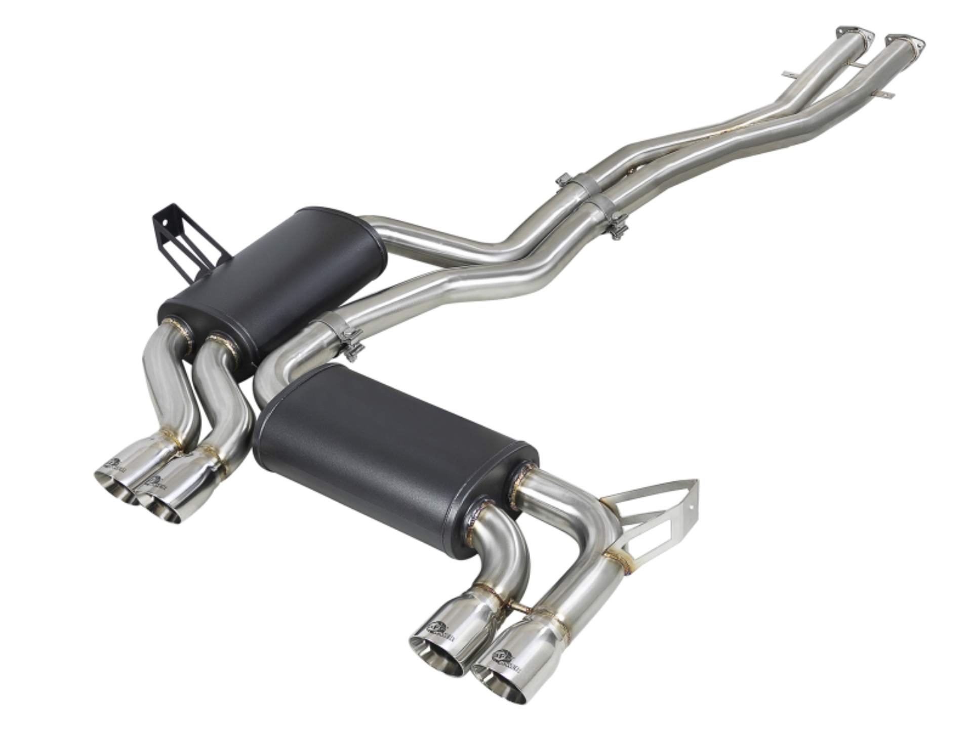 Picture of aFe MACH Force-Xp 2.5in 304 SS Cat-Back Exhaust w/ Polished Tips 01-06 BMW M3