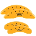 Picture of MGP 4 Caliper Covers Engraved F & R Oval Logo/Ford Yellow Finish Black Char 2007 Ford Expedition