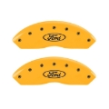 Picture of MGP 2 Caliper Covers Engraved Front Oval Logo/Ford Yellow Finish Blk Char 2011 Ford Focus