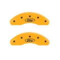 Picture of MGP 2 Caliper Covers Engraved Front Oval Logo/Ford Yellow Finish Blk Char 2004 Ford Focus