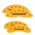 Picture of MGP 4 Caliper Covers Engraved F & R Broken D/Dodge Yellow Finish Black Char 2006 Dodge Durango