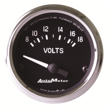 Picture of Autometer Cobra 2 1/16in 8-18 Volt Electric Voltmeter Gauge