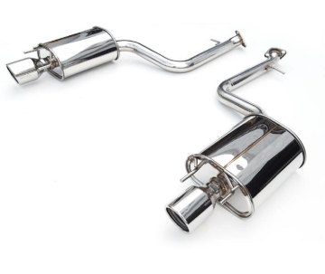 Picture of Invidia 14-17 VW Golf-R Q300 w/ Oval Stainless Steel Tips Cat-Back Exhaust