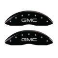 Picture of MGP 2 Caliper Covers Engraved Front GMC Black Finish Silver Characters 2008 GMC Canyon