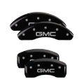 Picture of MGP 4 Caliper Covers Engraved Front & Rear GMC Black Finish Silver Char 2019 GMC Terrain