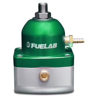 Picture of Fuelab 515 EFI Adjustable FPR 25-90 PSI (2) -10AN In (1) -6AN Return - Green