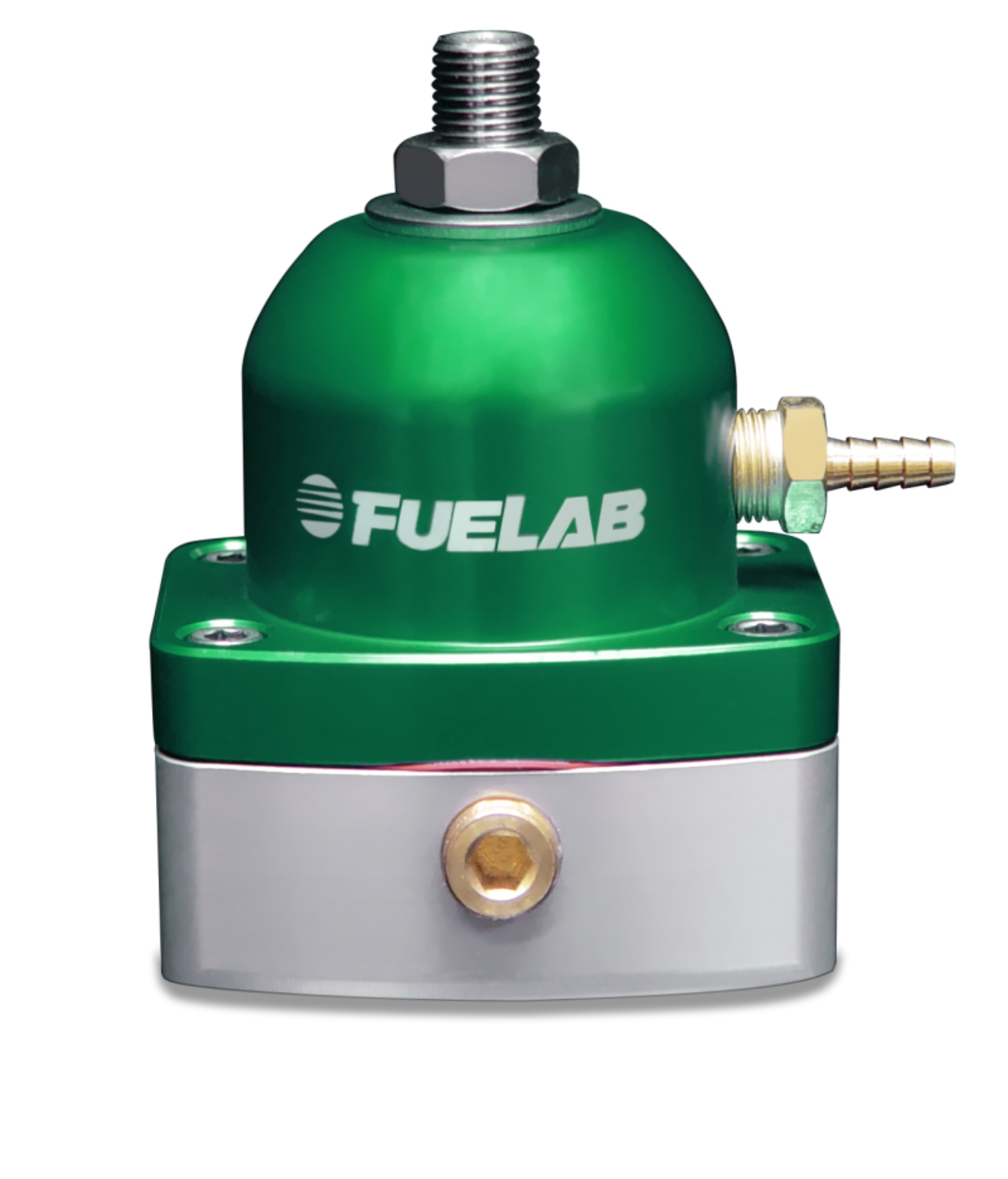 Picture of Fuelab 515 EFI Adjustable FPR 25-90 PSI (2) -6AN In (1) -6AN Return - Green