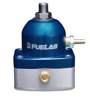Picture of Fuelab 535 EFI Adjustable Mini FPR 25-90 PSI (2) -6AN In (1) -6AN Return - Blue
