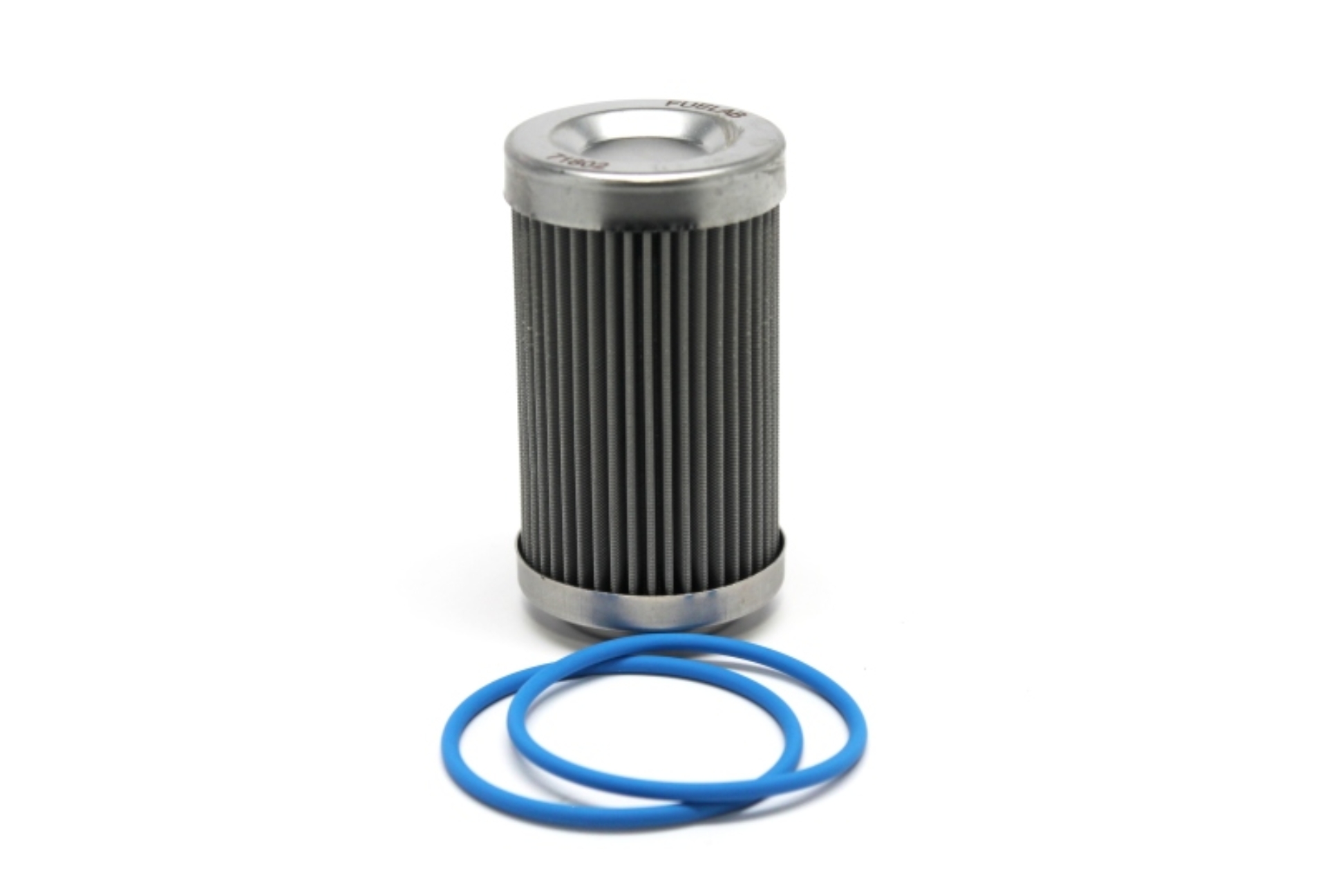 Picture of Fuelab 40 Micron Stainless Replacement Element - 3in w/2 O-Rings & Instructions