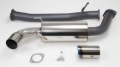 Picture of HKS RX8 75mm Single Ti-Tip Hi Power Cat-back Exhaust (SUS304 NO COATING)