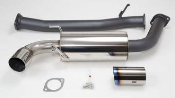 Picture of HKS RX8 75mm Single Ti-Tip Hi Power Cat-back Exhaust (SUS304 NO COATING)