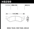 Picture of Hawk Performance HAWK LTS Brake Pads Front - HB299Y.650