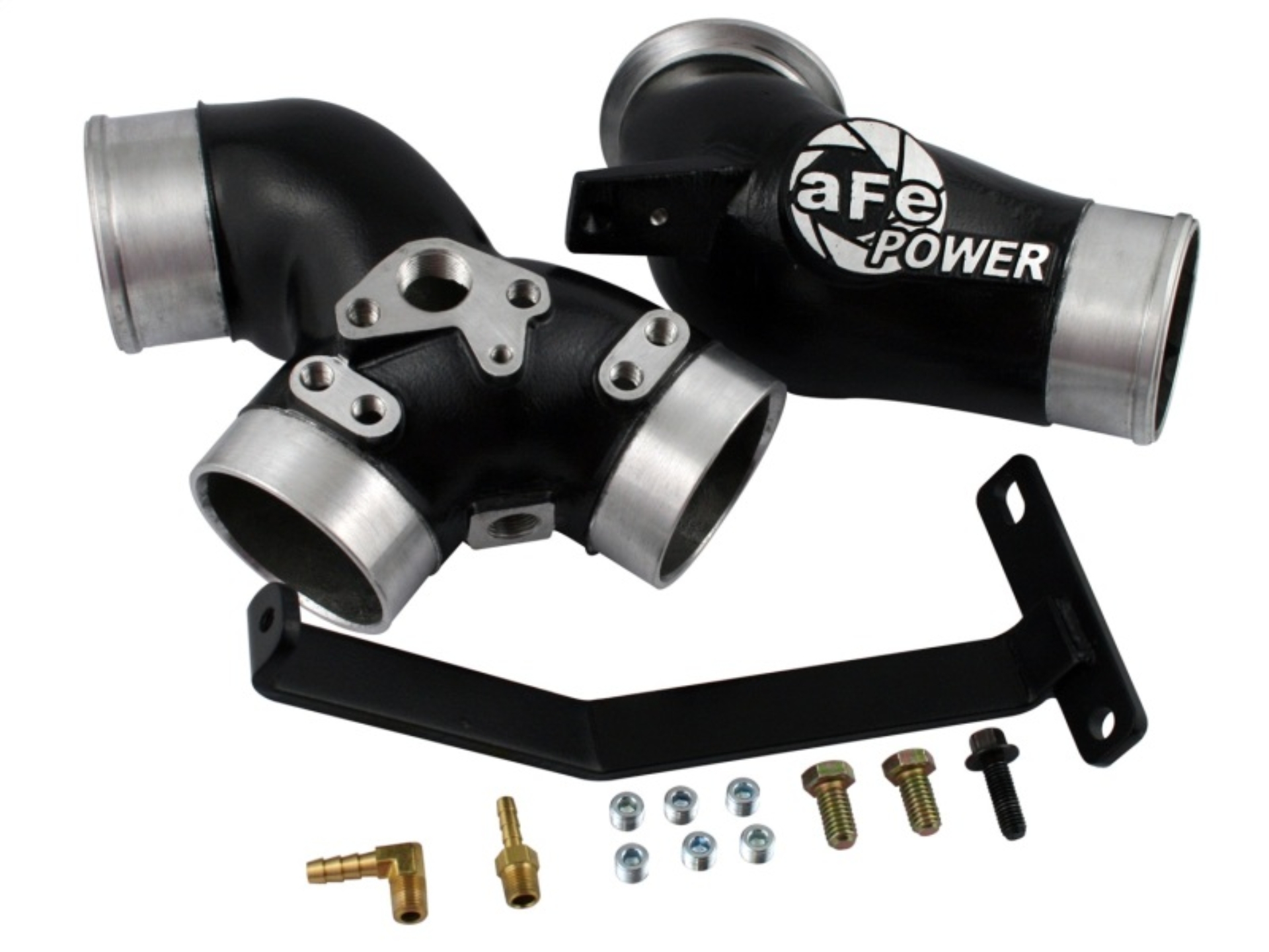 Picture of aFe Bladerunner Manifolds Intake MAN INT Ford Diesel Trucks 99.5-03 V8-7.3L (td)
