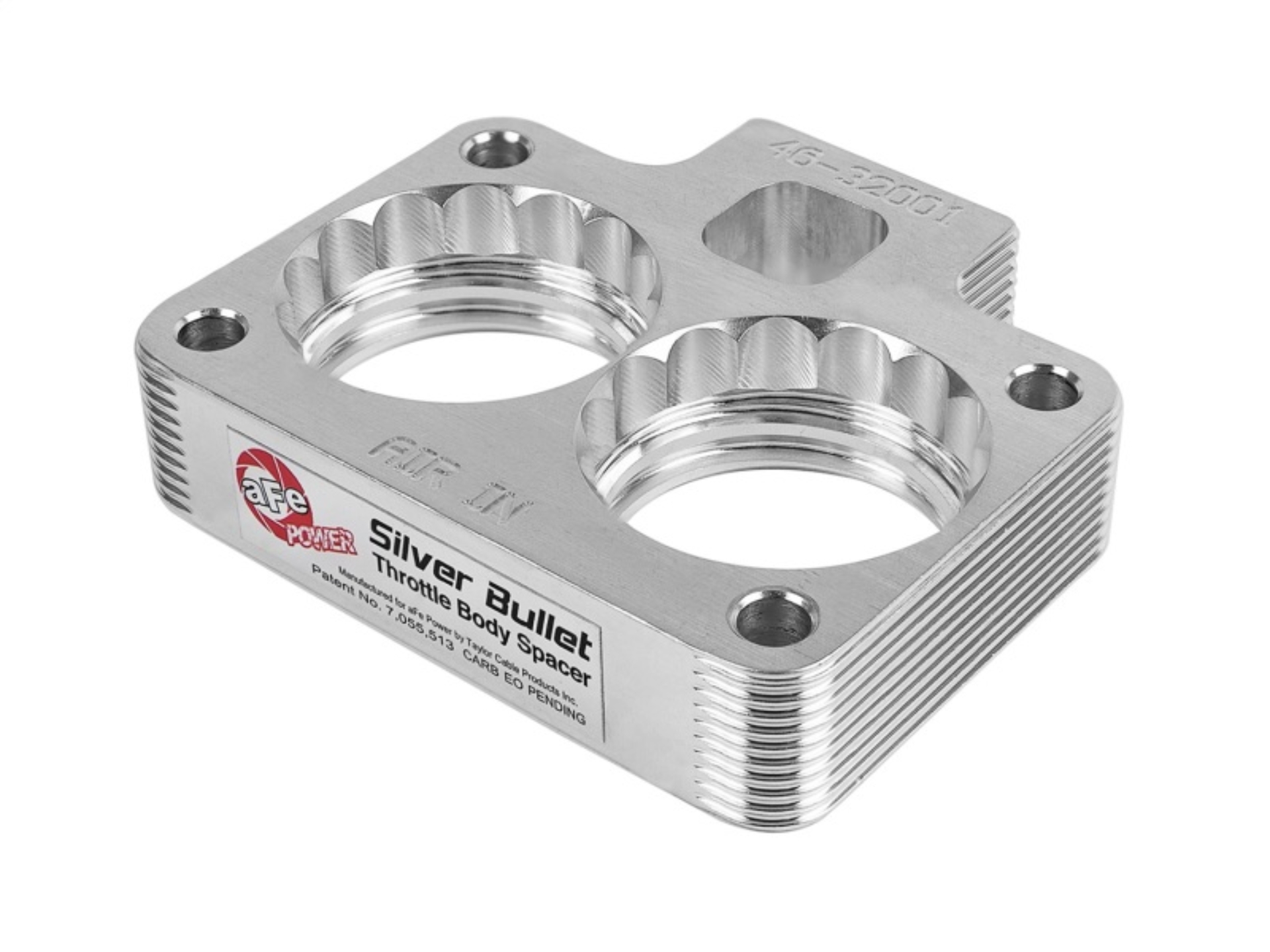 Picture of aFe Silver Bullet Throttle Body Spacers TBS Dodge Trucks 94-01 V8-5.2/5.9L
