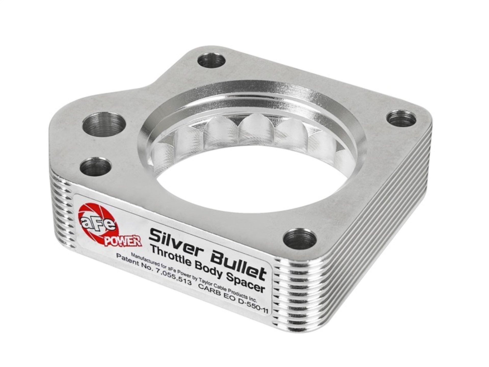 Picture of aFe Silver Bullet Throttle Body Spacers TBS Ford Ranger/Explorer 90-01 V6-4.0L (Excluding SOHC)