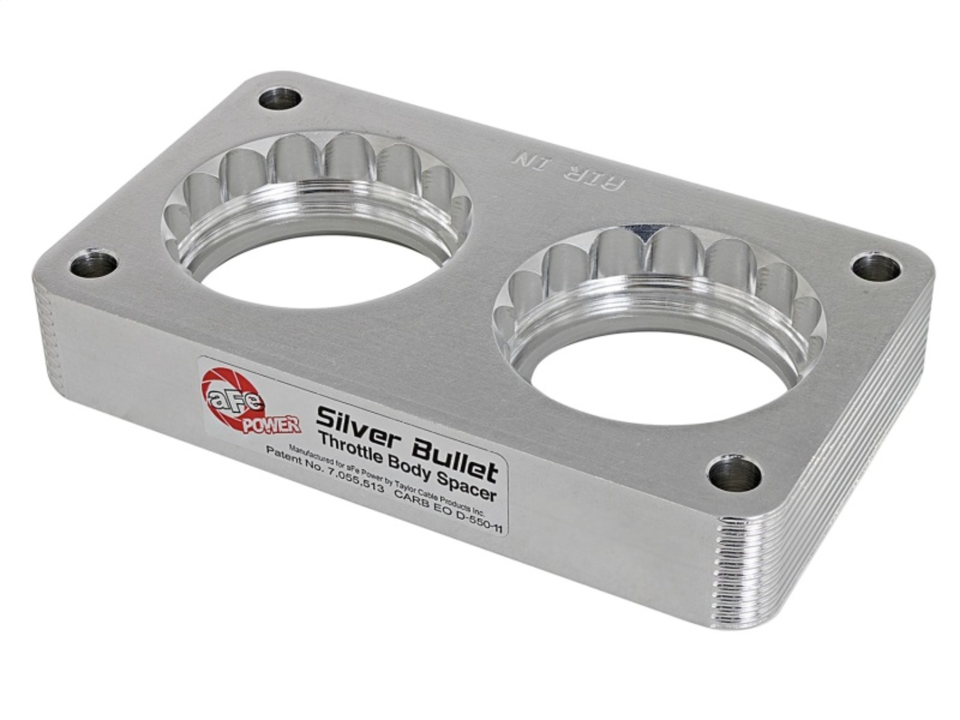 Picture of aFe Silver Bullet Throttle Body Spacers TBS Ford Trucks 99-04 V10-6.8L