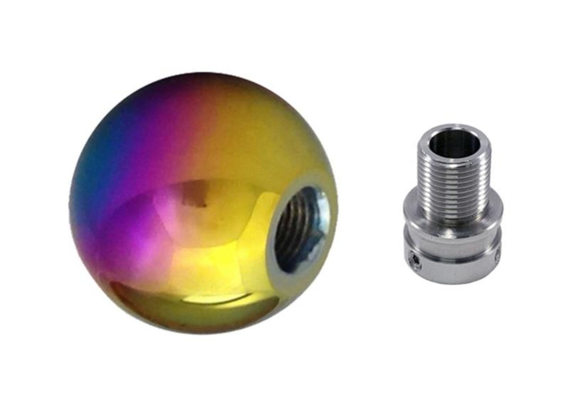 Picture of Torque Solution Billet Shift Knob (Neo Chrome) Volkswagen/Audi Manual Transmission