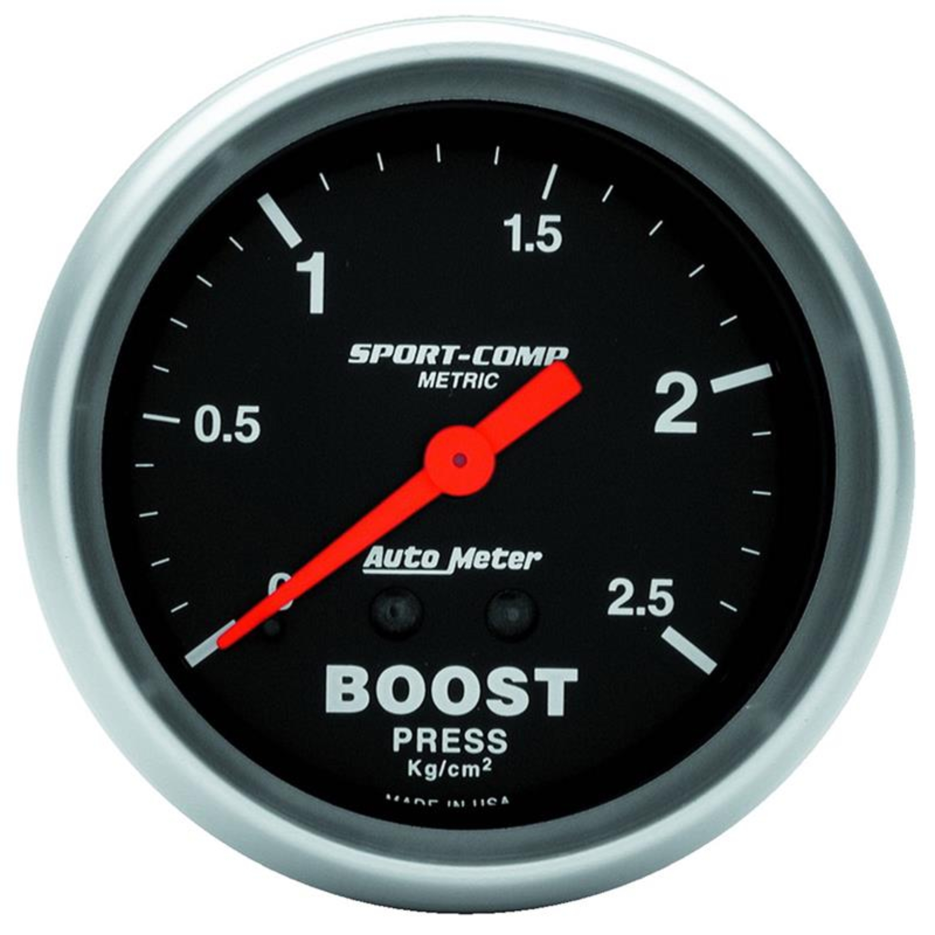 Picture of Autometer Sport-Comp 66.7mm METRIC 0-4kg/Cm2 Mechanical Boost Gauge