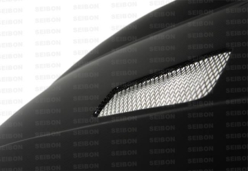 Picture of Seibon 10-11 VW Golf GTI 5K/MK6 TM Carbon Fiber Hood w/ Shaved Emblem