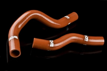 Picture of Weapon R Honda Civic FD2 2 Piece Black Coolant Silicone Radiator Hose Kit