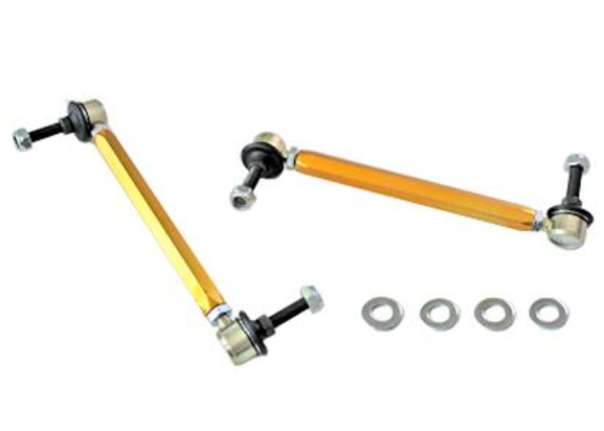 Picture of Whiteline 02-06 Mini Cooper S Front Swaybar link kit-Adjustable ball end links