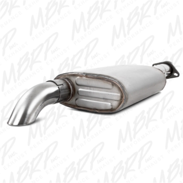 Picture of MBRP 00-06 Jeep Wrangler (TJ) Inline-4 2.5L Inline-6 4.0L Cat Back Single Off-Road Turn Down T409 Ex
