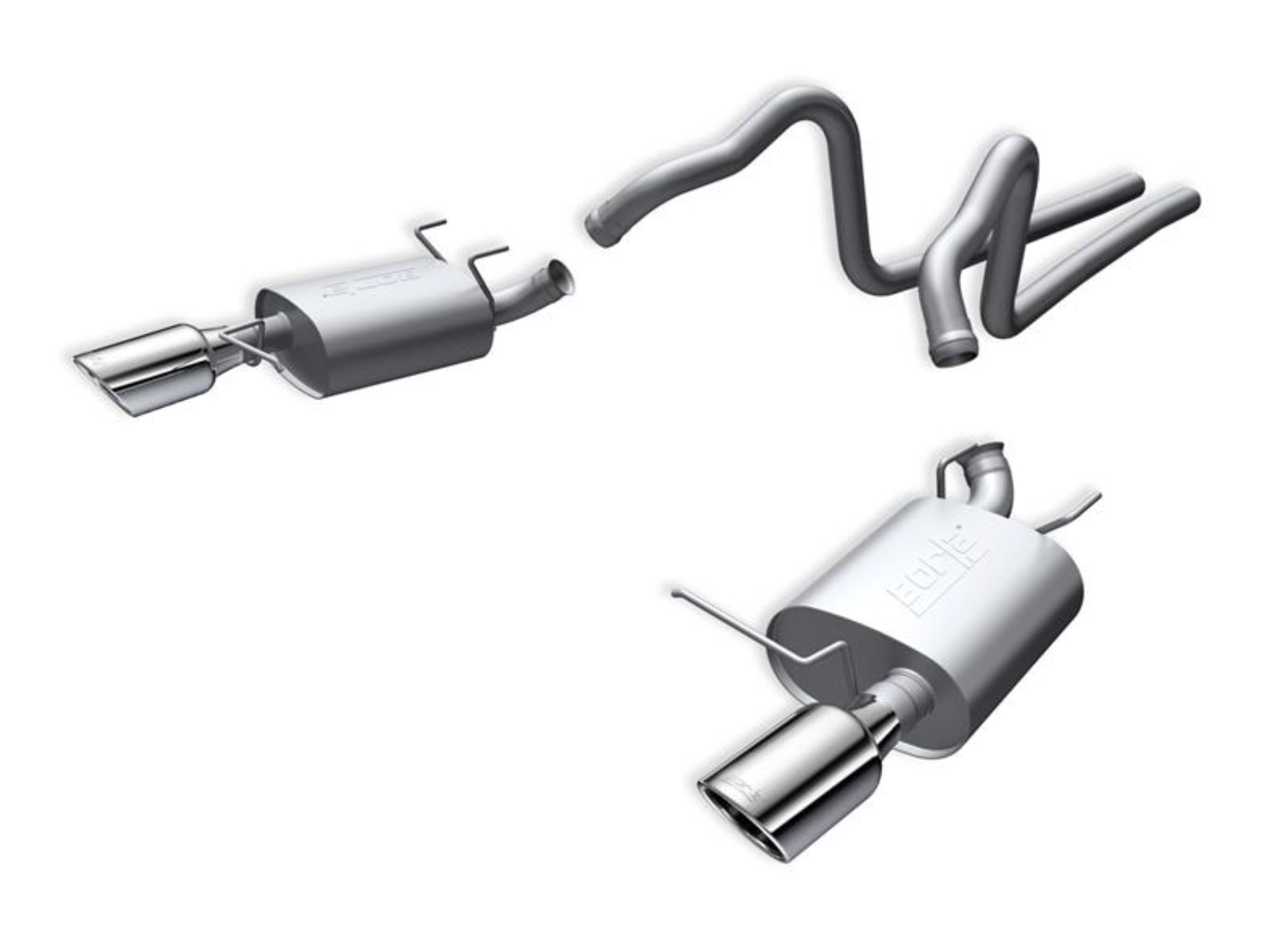 Picture of Borla 2011 Ford Mustang 3.7L 6cyl 6spd RWD SS S-Type Catback Exhaust